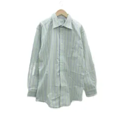 エルエルビーン L.L.BEAN カジュアルシャツ 長袖 ストライプ柄 O ライトグリーン /SM42 ■ECD001