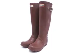 HUNTER ハンター W23499 ORIGINAL TALL レイン ブーツ size4（23ｃｍ）/茶 ■■ レディース