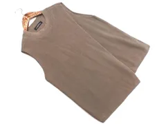 green label relaxing グリーンレーベルリラクシング ユナイテッドアローズ スリット ニット ベスト ベージュ ■◇ レディース