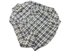 HAMNETT ハムネット チェック 長袖 シャツ sizeM/白ｘ紺 ■◇ メンズのサムネイル