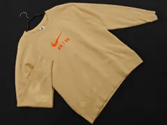 NIKE ナイキ ロゴ 刺繍 スウェット sizeXL/ベージュ ■◇ メンズ