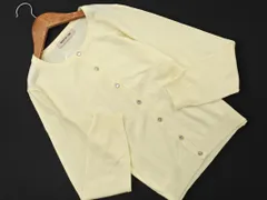 Apuweiser-riche アプワイザーリッシェ カーディガン size2/ライトイエロー ■◇ レディース