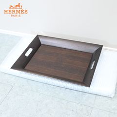 HERMES エルメス ピクニック オジェ ウッドトレイ 43cm - メルカリ