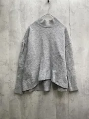 UNFILO アンフィーロ ウールカシミヤ ハイネックニット sizeM/グレー ◆■レディース