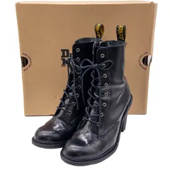 美品/Dr.Martens/ドクターマーチン/SADIE/サディ/8ホール/ショートブーツ/チェルシーヒールブーツ/ブラック/UK5/レディース/SADIE BUTTERO AW006 PARKWAY 14391002/RS0839