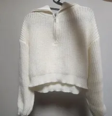 ハーフジップ ニット