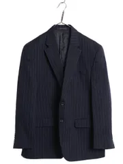 デッドストック チャップス ラルフローレン テーラード ジャケット メンズ L 程 ブレザー チョーク ストライプ トラッド シンプル きれいめ