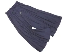 新品 GLOBAL WORK グローバルワーク フレア ワイド パンツ sizeL/紺 ■◇ レディース