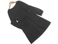 iCB アイシービー ニット チュニック ワンピース sizeS/黒 ■◇ レディースのサムネイル