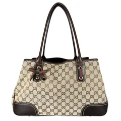 本物 グッチ GUCCI プリンシー シェリーライン GGキャンバス ショルダーバッグ トートバッグ ベージュ 163805 Princy バッグ 中古・ 楽天市場】グッチ プリンシーライン（バッグ・小物・ブランド雑貨）の通販