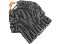 Techichi テチチ ストライプ ブラウス シャツ sizeF/黒 ■◇ レディース