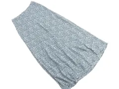 LOWRYS FARM ローリーズファーム 花柄 ロング スカート sizeF/緑ｘ白 ■◇ レディース