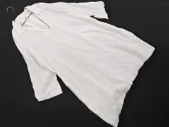 URBAN RESEARCH DOORS アーバンリサーチドアーズ リネン100% スキッパー ワンピース sizeF/白 ■◇ レディースのサムネイル