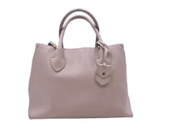 DIANA ダイアナ レザー ハンド バッグ グレージュ ■■ レディース