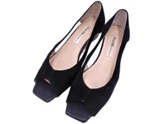 PICHE ABAHOUSE ピシェ アバハウス オープントゥ パンプス size38/黒 ■■ レディースのサムネイル