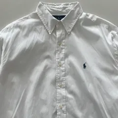 ポロ ラルフローレン 白 シャツ