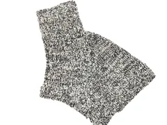 ZARA ザラ ワンショルダー アシンメトリー ニット ベスト sizeS/黒ｘ白 ■◇ レディース