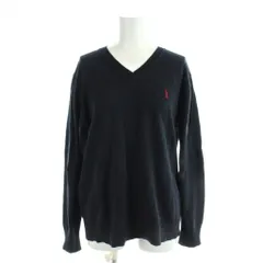 イーストボーイ EAST BOY ニット セーター 11 紺 ネイビー Vネック ロゴ刺繍 長袖 /AP