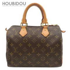 ルイヴィトン LOUIS VUITTON ハンドバッグ スピーディ 25 モノグラムキャンバス モノグラム ゴールド金具 茶 鍵・パドロック欠品  M41109 RFID【中古】