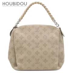 ルイヴィトン LOUIS VUITTON 2WAYバッグ バビロン PM モノグラムマヒナ ガレ シルバー金具 ベージュ  M51224 AH1187【中古】