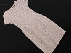 Debut de Fiore デビュードフィオレ レッセパッセ ツイード ワンピース size38/ライトピンク ■◇ レディース