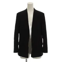 B&Y ユナイテッドアローズ BEAUTY&YOUTH ビューティー&ユース ノーカラージャケット 上着 S 黒 ブラック 無地 長袖 /LP ■MA