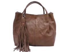 Beaure ヴュレ レザー タッセル付き 2WAY トート バッグ ベージュ ■■ レディース