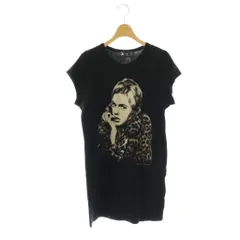 ヒステリックグラマー HYSTERIC GLAMOUR アンディウォーホル ミニワンピース 半袖 F ブラック /HK ■OS