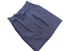 PROPORTION プロポーション ボディドレッシング ベルト紐付き タイト スカート size2/紺 ■◇ レディース