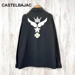 古着 90s CASTELBAJAC +2 NATURE ヴィンテージ カステルバジャック バックアップリケ リネン BD ボタンダウン ロングスリーブ シャツ ブラック メンズ 長袖 トップスのサムネイル