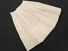 Spick and Span Noble スピック&スパン ノーブル タック スカート size36/オフホワイト ■◇ レディース