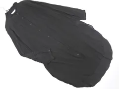 BEAMS HEART ビームスハート フリル チュニック ブラウス シャツ 黒 ■◇ レディース