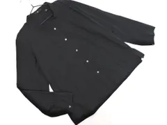 UNIQLO +J ユニクロ ジルサンダー バンドカラー ブラウス シャツ sizeS/黒 ■◇ レディース