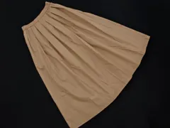 a.v.v アーヴェヴェ ギャザー フレア スカート sizeS/ベージュ ■◇ レディース