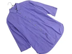 COMME CA ISM コムサイズム 7分袖 シャツ sizeM/青 ■◇ メンズ