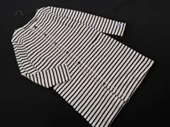 ORCIVAL オーシバル ボーダー ロング カーディガン size2/白ｘ紺 ■◇ レディース