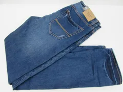 未使用 Abercrombie&Fitch アバクロンビーアンドフィッチ デニムパンツ ダメージジーンズ スキニー 32×32 紙タグ付き　※難有