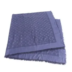 美品 ルイヴィトン タグ付 モノグラム シルク 混 大判 ショール ストール 絹 M72412 レディース REE DT42-3【中古】