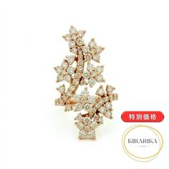K18 ダイヤモンド リング 0.41ct 4.76g - メルカリ