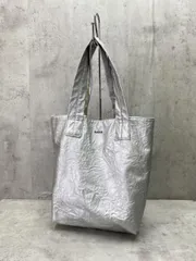 ZUCCA ズッカ エンボス トート バッグ シルバー ■■レディース
