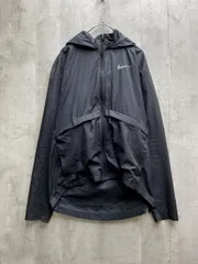 NIKE ナイキ 薄手 ウインドブレーカー フルジップ パーカー ランニングジャケット sizeS/黒 ■◇レディース