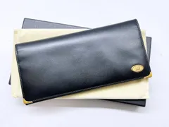 美品　Dunhill　ダンヒル　オックスフォード　ロゴ　小銭入れ付き　二つ折り長財布