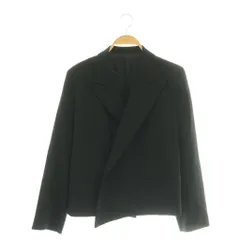 ヨウジヤマモト YOHJI YAMAMOTO テーラードジャケット ウール 変形 1b シングル 1 ブラック /HK ■GY35のサムネイル