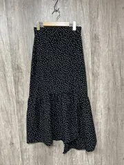 URBAN RESEARCH アーバンリサーチ ドット柄 ティアード ロング スカート sizeF/白ｘ黒 ■◇ レディース