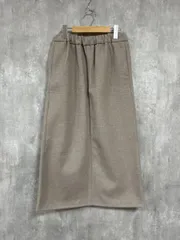 URBAN RESEARCH DOORS アーバンリサーチドアーズ メルトンライク ストレート ロング スカート sizeM/ベージュ ◆■ レディース