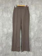 snidel スナイデル ストレッチ センターライン 美脚 カット フレアパンツ パンツ size1/S/グレージュ ■■ レディース