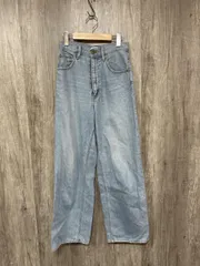 AZUL basic アズールバイマウジー ハイウエスト ワイド デニムパンツ size25インチ/水色 ■■ レディース