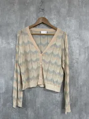 KBF ケービーエフ アーバンリサーチ 薄手 ウェーブ ニット カーディガン sizeF/オレンジ系 ■◇ レディース