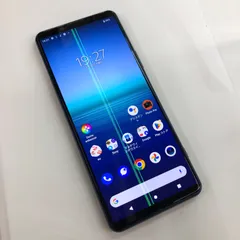 【訳あり品】Xperia 5 II au SIMロック解除済 128GB SOG02 ブルー【保証なし】