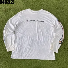 アンダーアーマー 白 長袖 Tシャツ